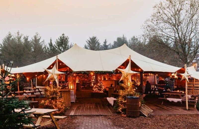 Weihnachtsgetränke und Winterfest